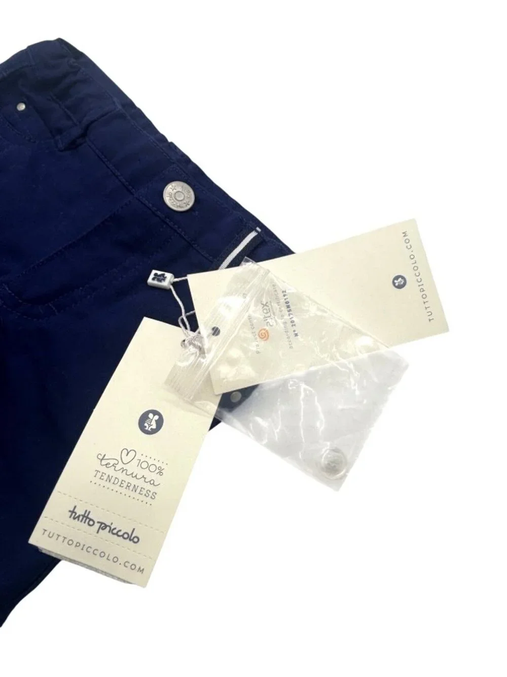 Tutto Piccolo Baby Boys Navy Blue Cotton Shorts Sz. 3 Months